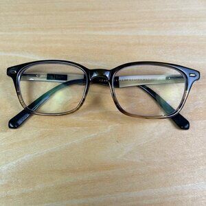 Original Penguin The Clyde Eyeglasses Men's Two Tone Rectangle Frames